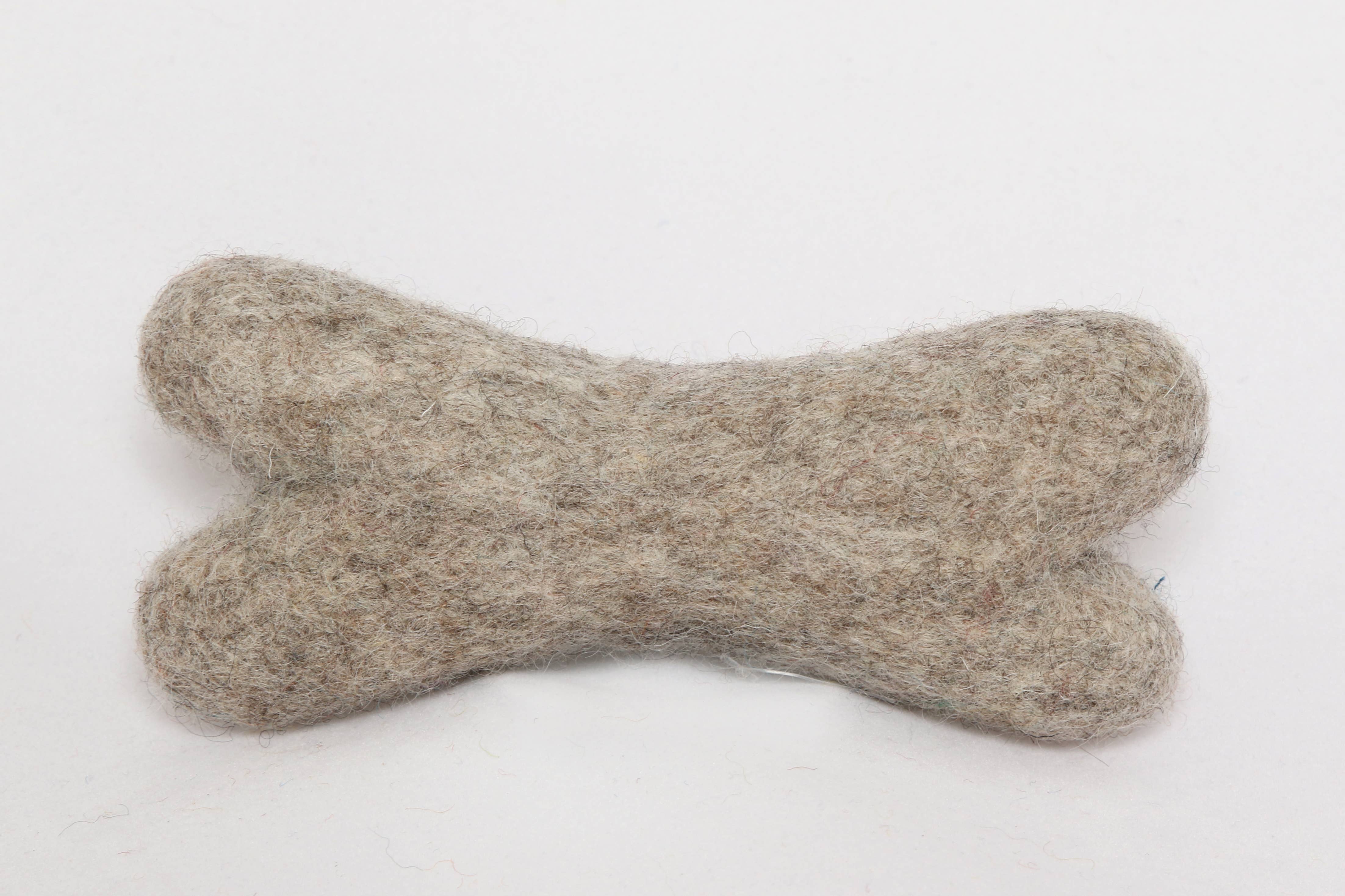 Fibres of Life - Wool & Felt - Wholesale Pet Toy - Dog - Felt Dog Bone Toy 11