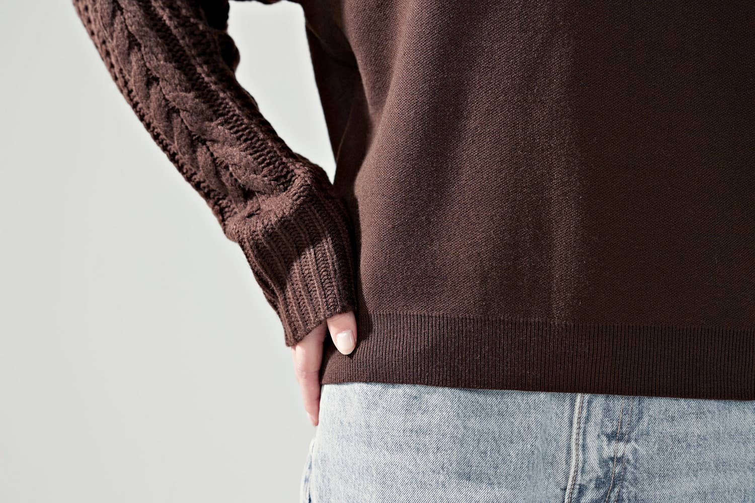 noflik – wholesale Knitted jumper – Women′s – INT1031 Cable Slve Sweater- 6pcs Pack $5.75/unit (72%OFF)21