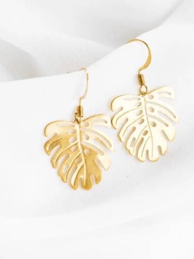 Mini Monstera Plant Dangles for wholesale by Hupomeno Designs