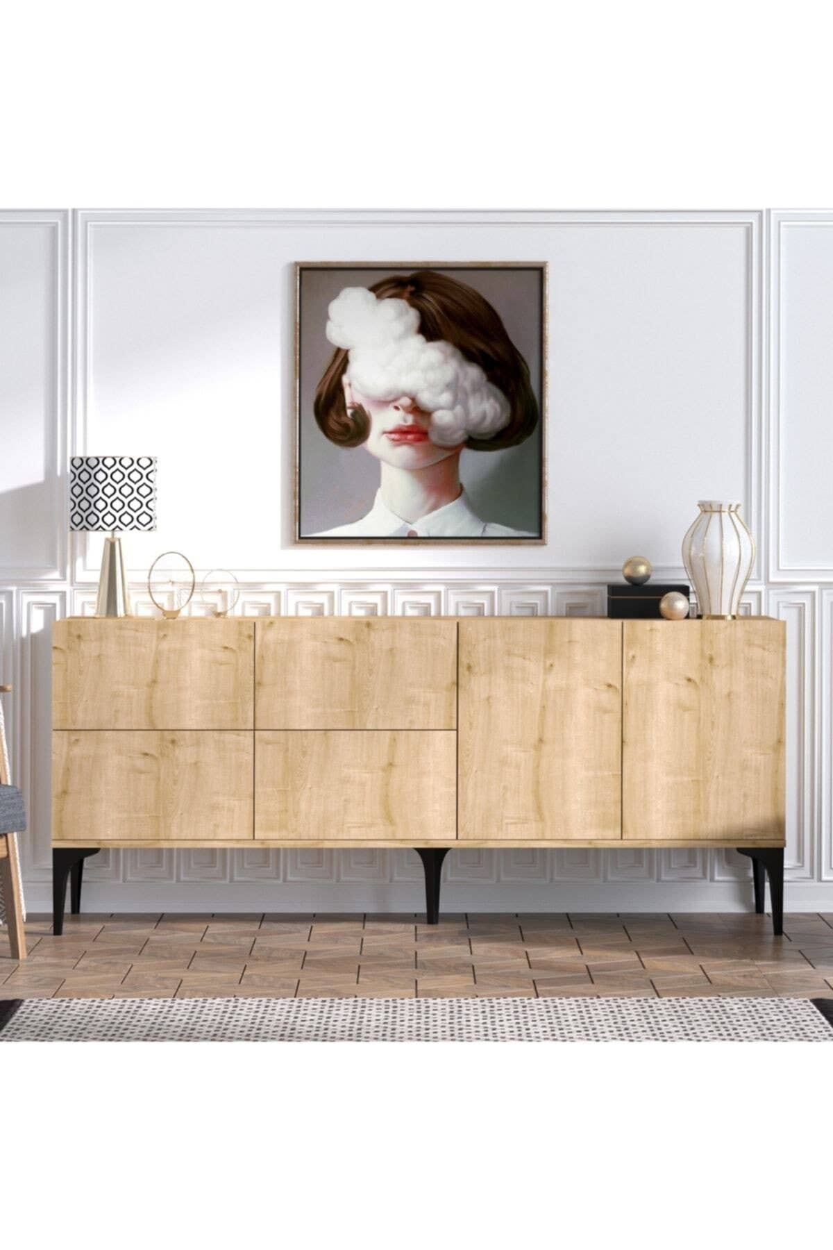 Multi Colored Decormet Laika Console – Sapphire Oak (DEC-20066) for wholesale on Faire5