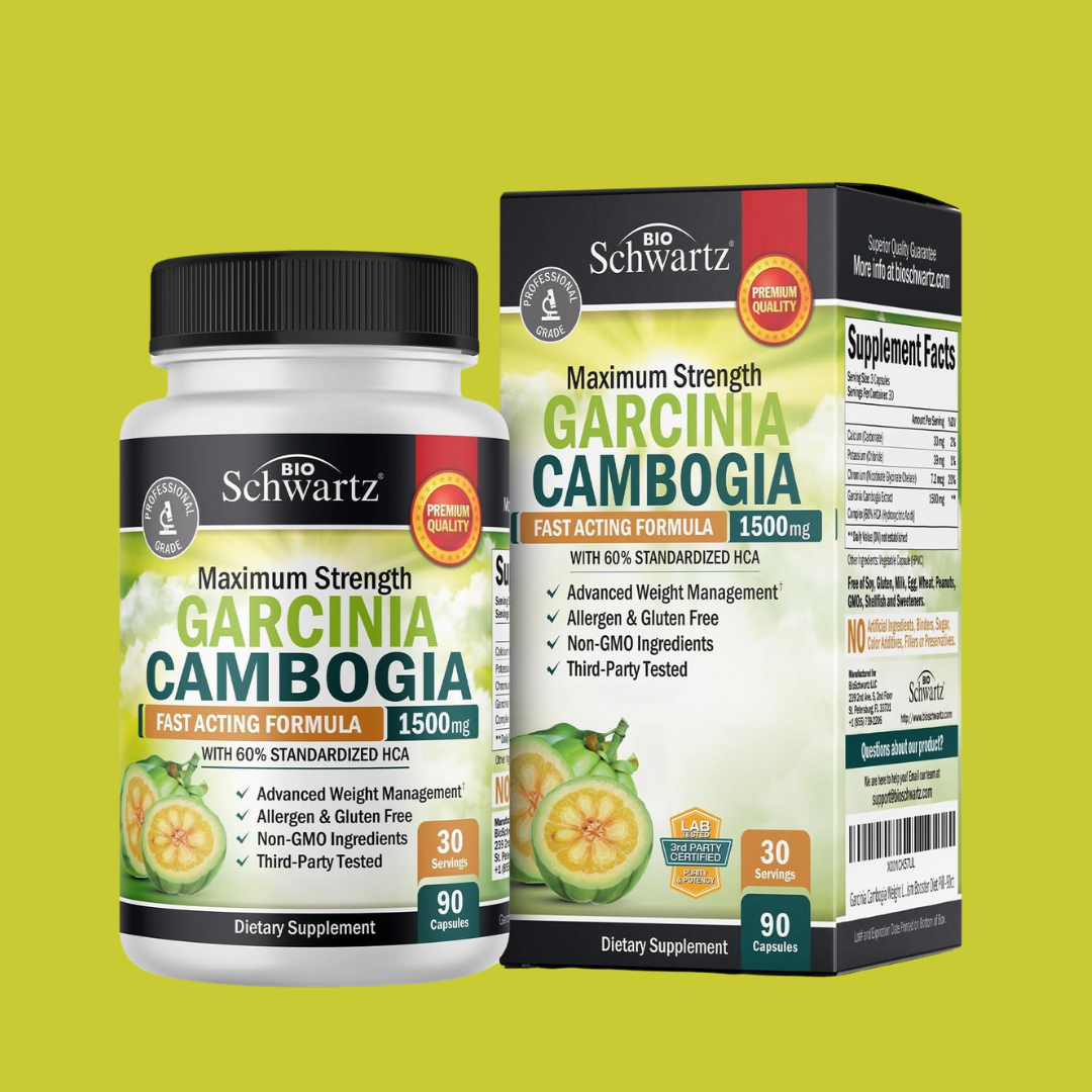 BioSchwartz - Wholesale Oral Supplement/Vitamin - Garcinia Cambogia 1500mg: Weight Loss & Appetite Control8
