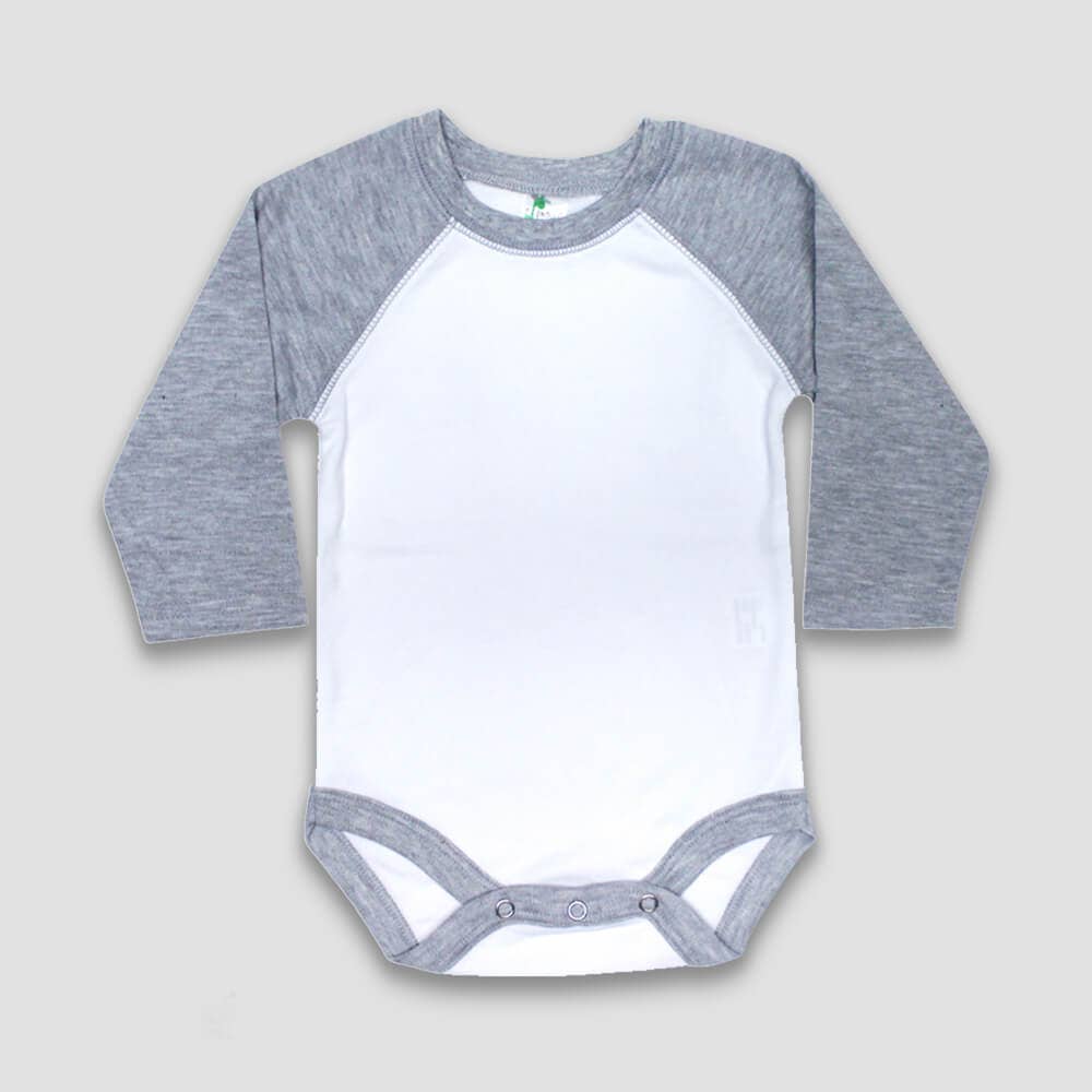 Laughing Giraffe - Wholesale Bodysuit (Non-Footed) - Baby - Baby Infant Raglan Baseball Bodysuit 6-PACK Unisex Blanks0