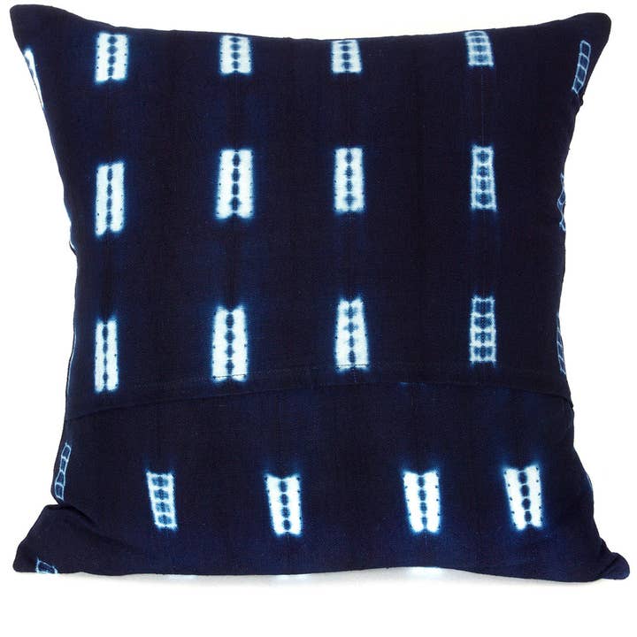 Swahili | AFRICAN MODERN - Wholesale Throw Pillow Cover - Malian Decorative Indigo Pillow Cover3