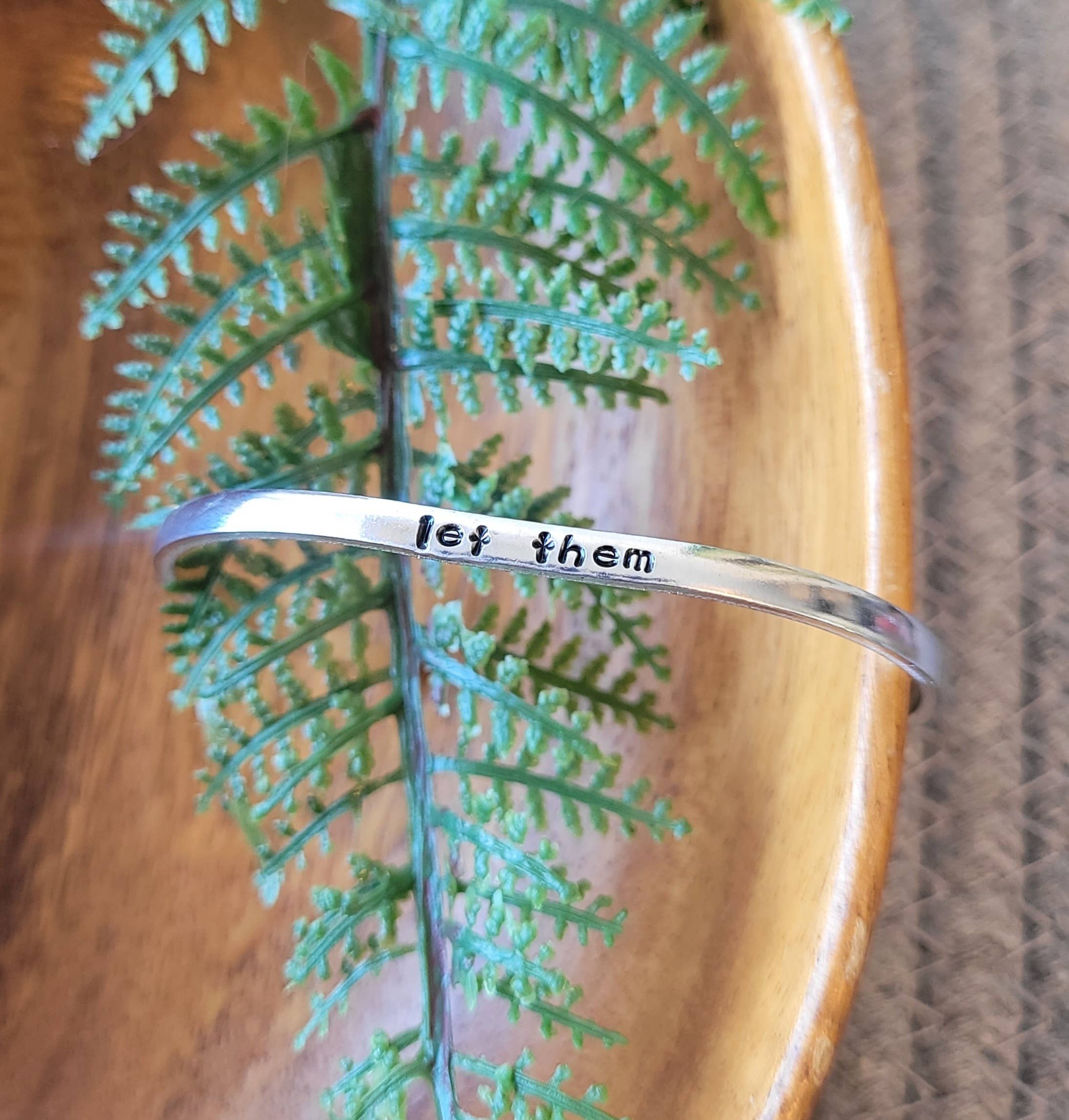 Jangles by Jan - Wholesale Cuff Bracelet - Let them cuff, Hand stamped aluminum 0