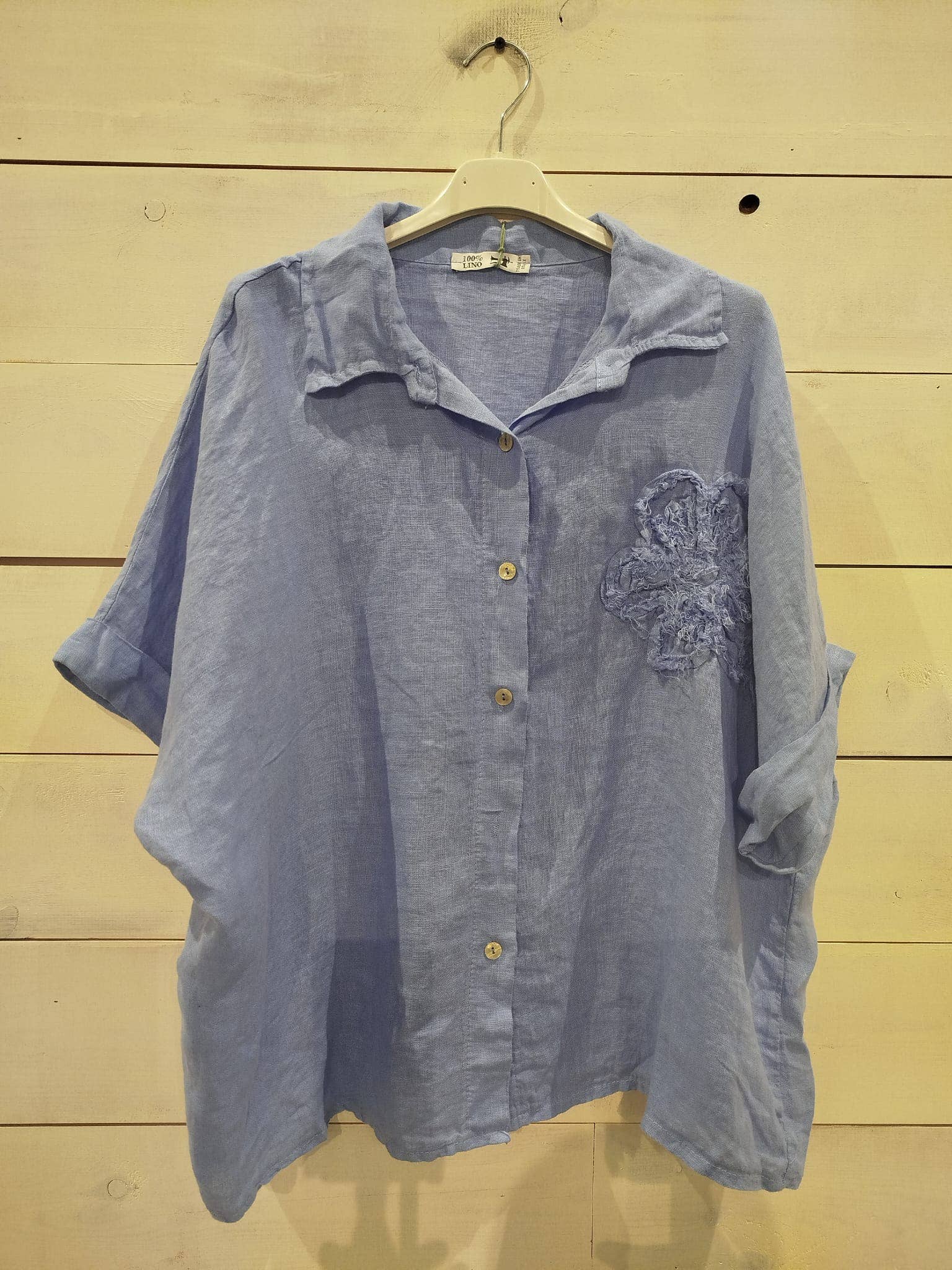 Linos y Textiles - Venta al por mayor Camisa con botones - Mujer - REF: 20341 Camisa Flor8