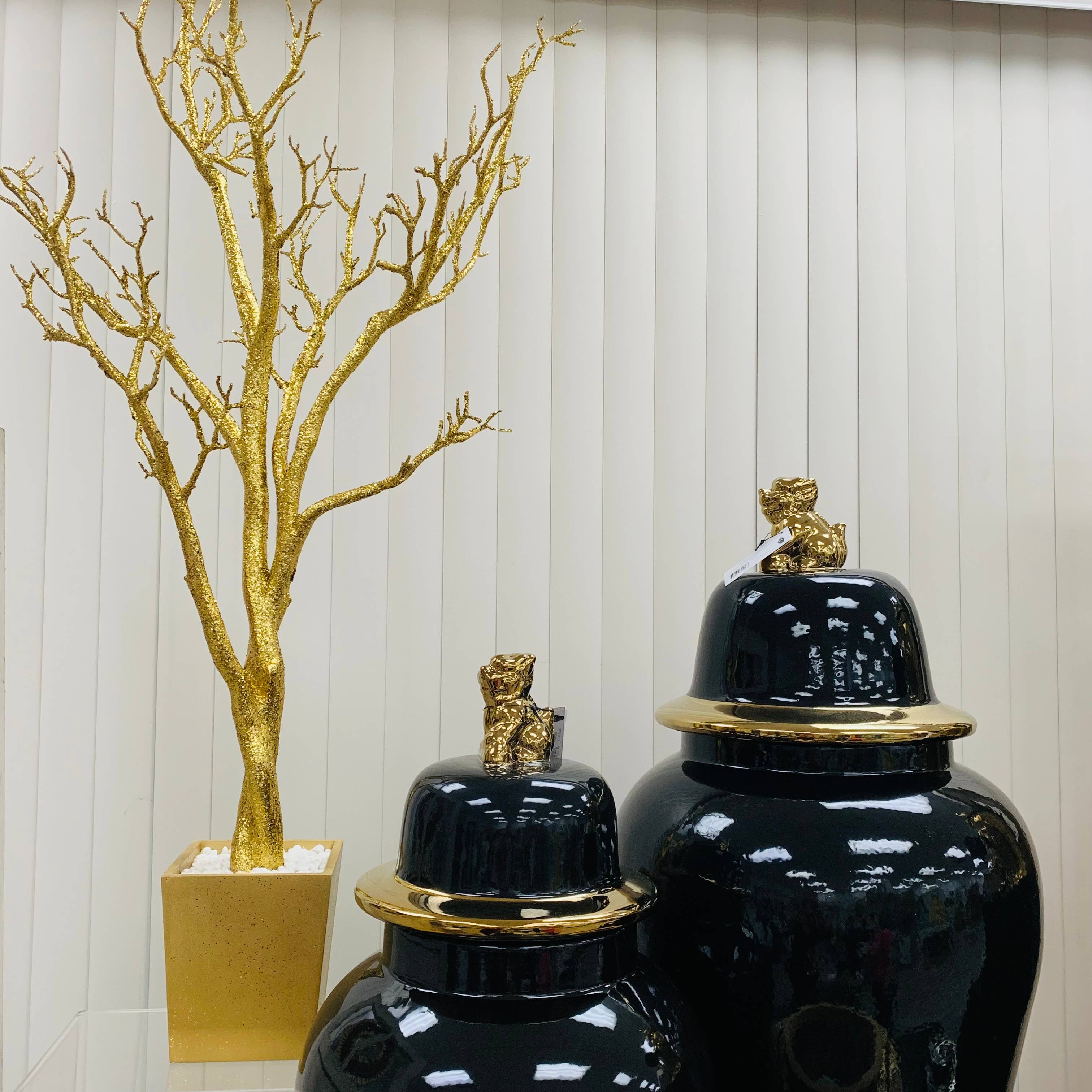 Galt International Company - Vendita all'ingrosso Piante artificiali - Albero di Manzanita in Vaso da 1,2 m con Sassi13