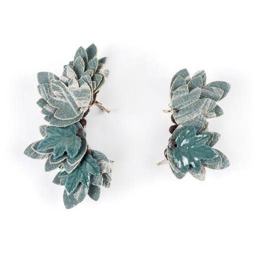 Forest Earrings Clover for wholesale by Mhodzi | Seeds of the soul