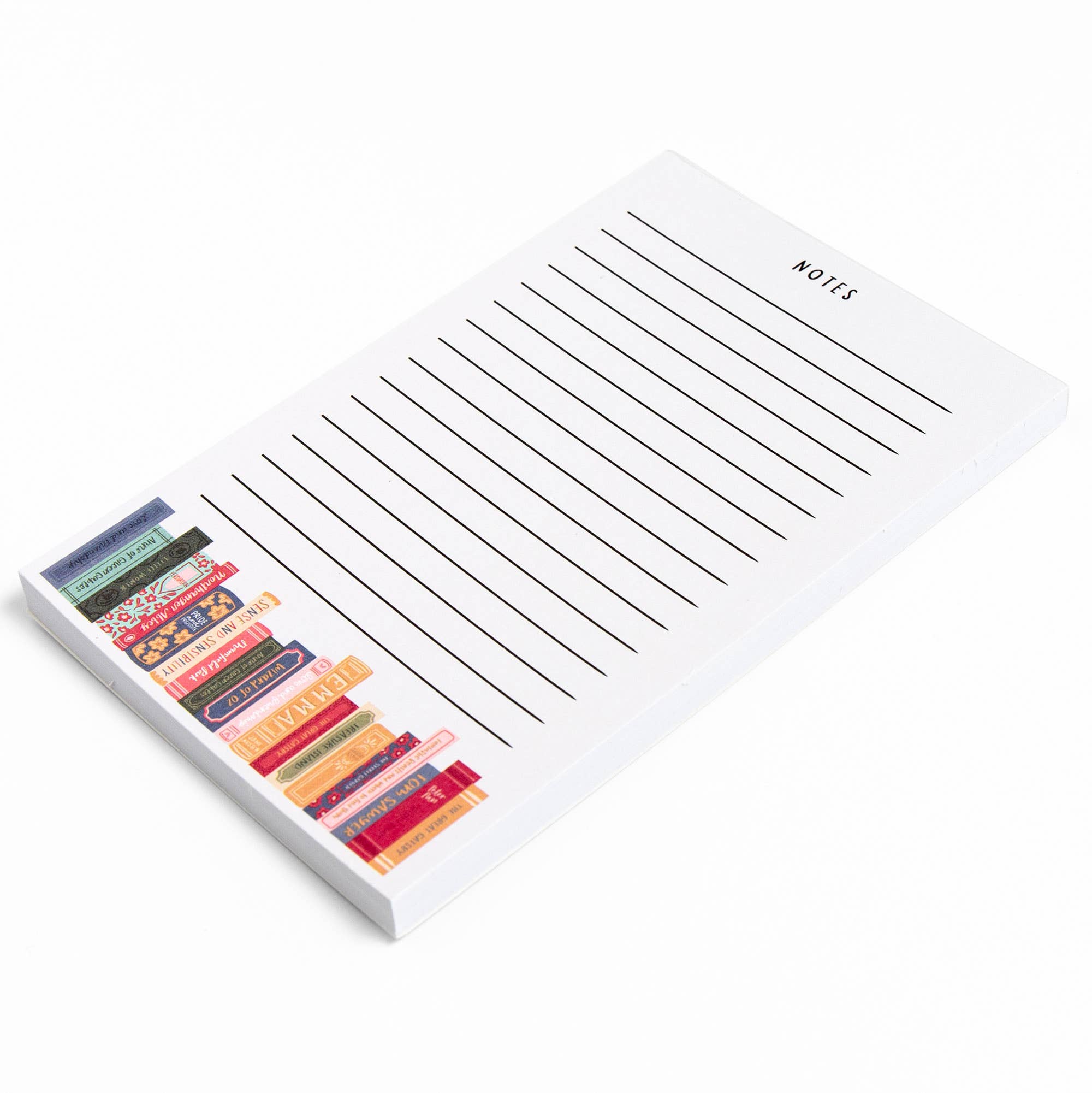 Pippi Post - Wholesale Notepad - Classics Bookshelf 4x6 Notepad1