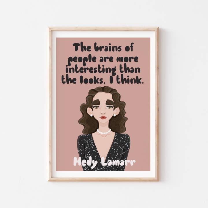 Another Wild Story - Venta al por mayor Ilustración - Hedy Lamarr - Arte para pared