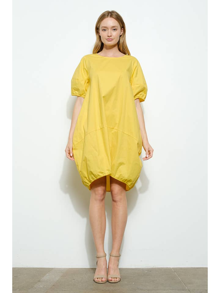 Bloidy – wholesale Klänning - Dam – Poplin Kortärmad Mini Bubble Klänning - D10482SS7