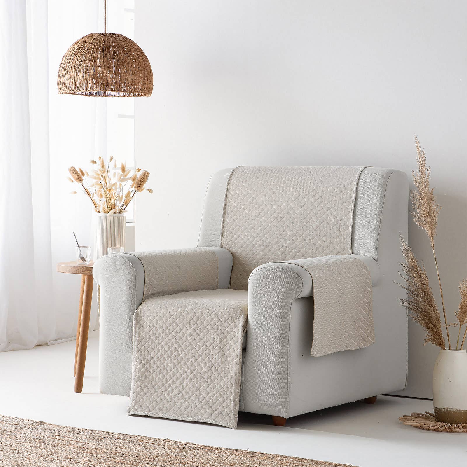 GAMUSI – Capa para cadeira/sofá por atacado – Capa de sofá lisa acolchoada algodão TRIVIAL68