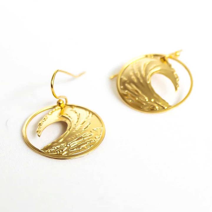 Wave Earrings for wholesale by Leighton Lam Designs