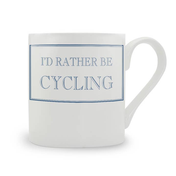 Stubbs Mugs - Wholesale Koffiemok - Ik Fiets Liever Botporseleinen Mok