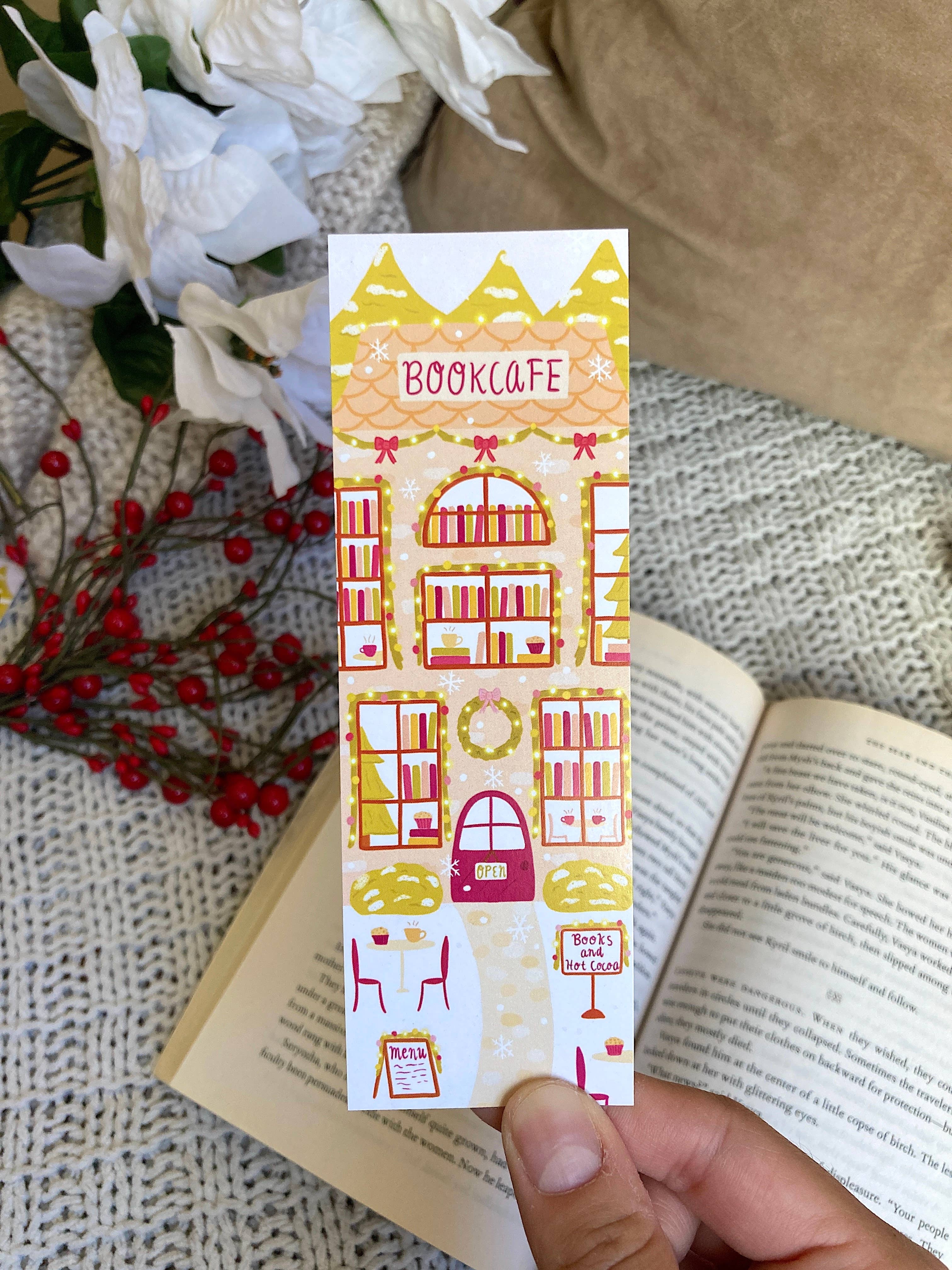 Tales and Pages Shop - Wholesale Bookmark - Christmas Bookcafe Bookmark5
