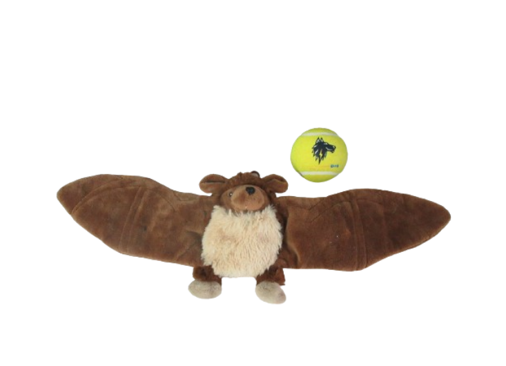 Lightning Dog - Wholesale Pet Plush Toy - Dog - Wing Dingers - Brown Fruit Bat1