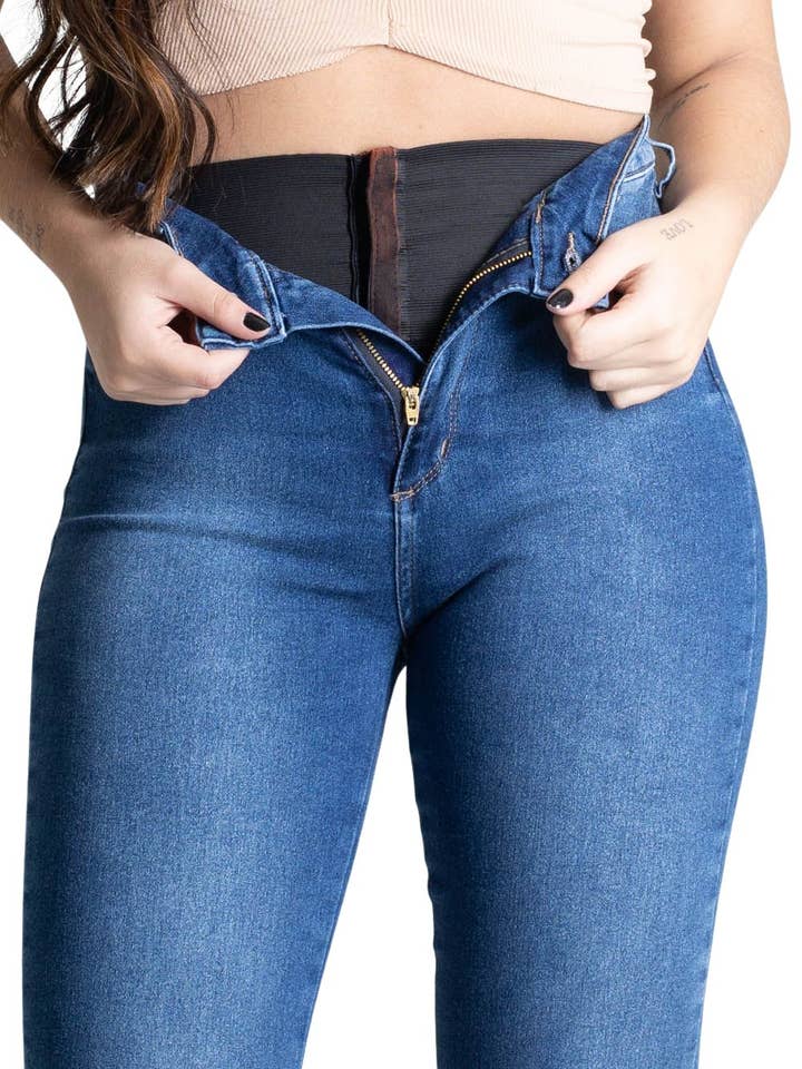 Sawary Jeans - Wholesale Jeans - Women's - Sawary Super Shaper High-Waisted Jeans for Women