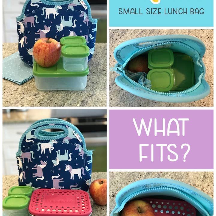 My Funkins - Wholesale Lunch Bag/Box - Kids - Small, Machine Washable Lunch Bag for Kids - Unicorns3