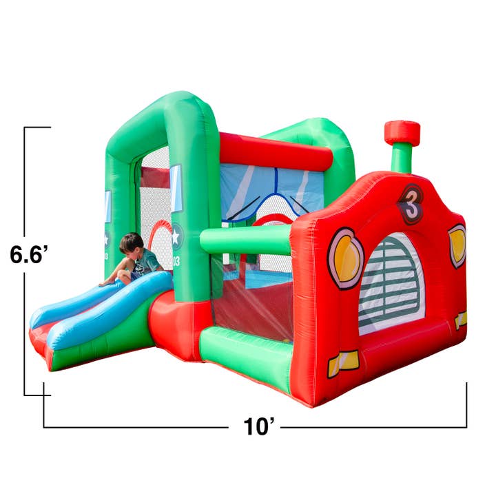 Salus Brands - Wholesale Inflatables - CocoNut Castles Big Rig Truck Bouncy Castle
