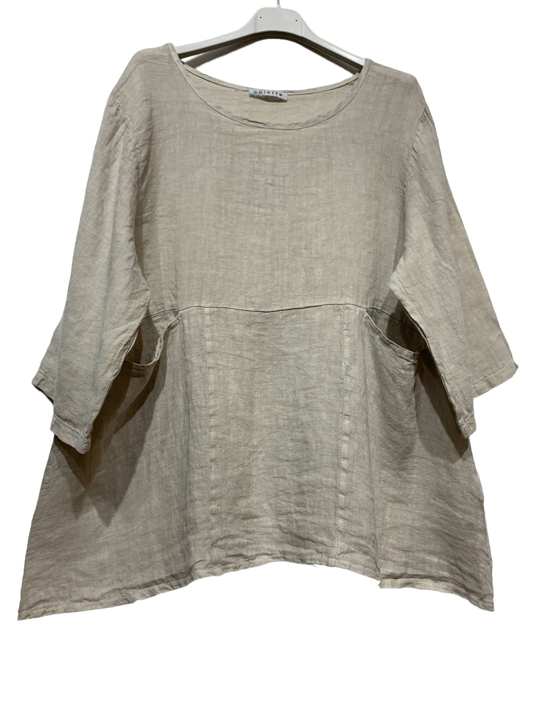 LINEN & COTTON HOUSE - Wholesale Tunic - Women's - 4238 TUNIC IN LINEN SPRING SUMMER CLOTHING 6
