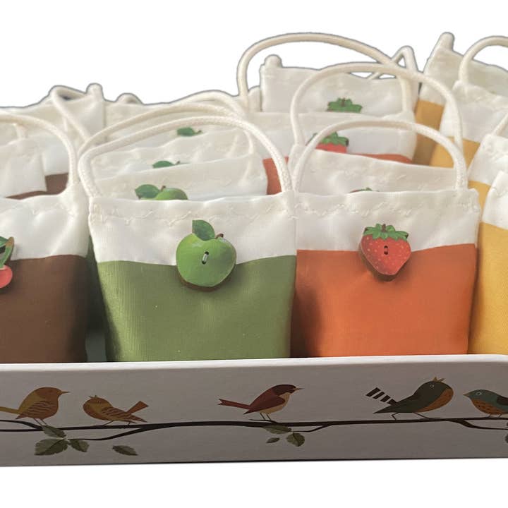 Like a Bird on a Branch - Basket of 16 Bags for wholesale by Maryse a paris