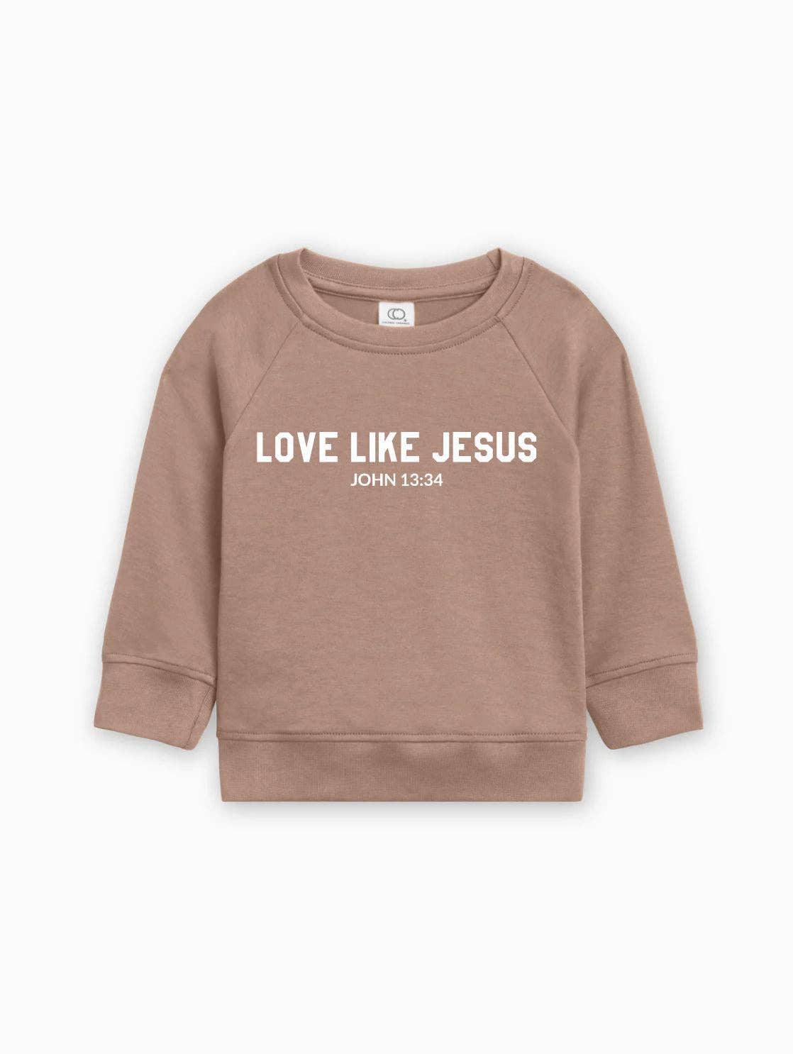 Verita Culture - Wholesale Sweatshirt - Kids - Love Like Jesus Christian Organic Cotton Toddler Kids Pullover0