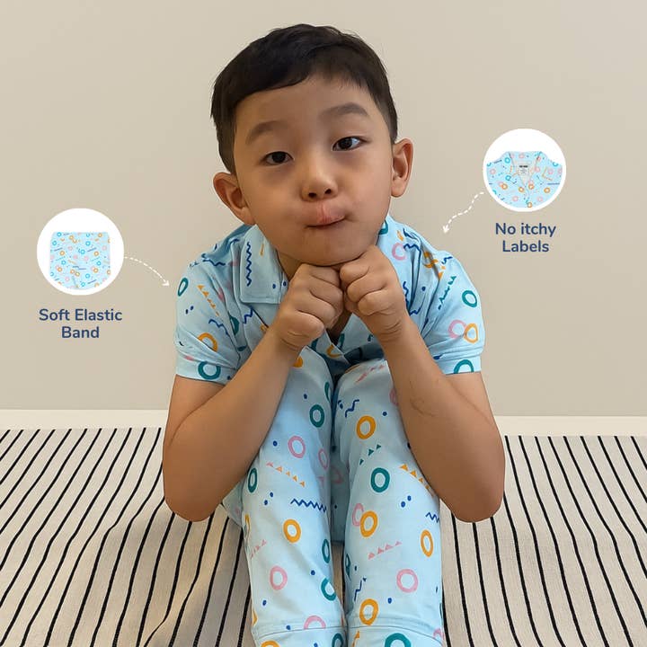 Ola! Otter - Wholesale Sleepwear Set - Kids - Ola! Otter Half Sleeve Kids Nightsuit | Soft & Breathable Toddler Sleepwear | Soft Pajama Set | Unisex Pajama2