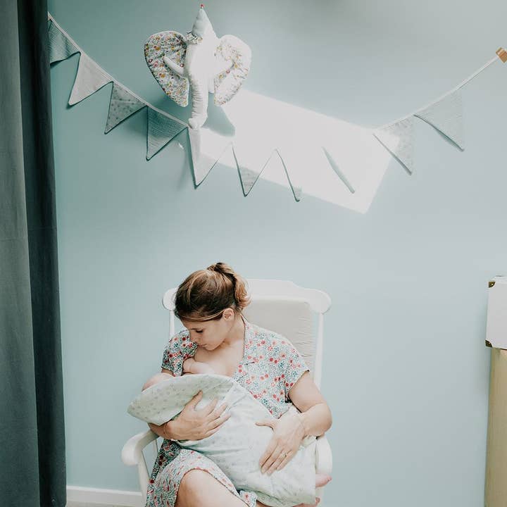 LES PETITS SAUVAGES CO - Wholesale Bedding Blanket - Kids & Baby - Organic Cotton Topponcino Cover A Green Mouse1