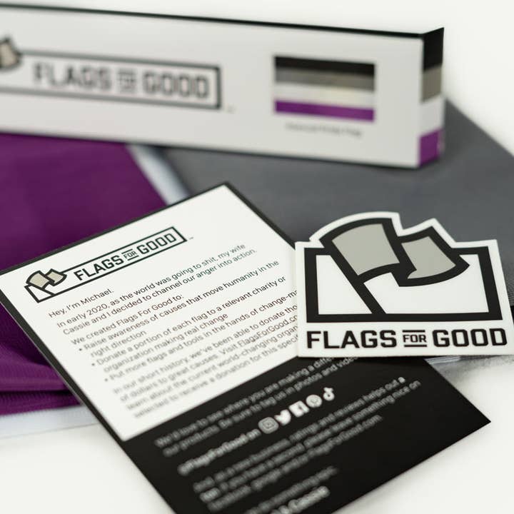 Flags For Good - Wholesale Flag - Asexual (Ace) Pride Flag