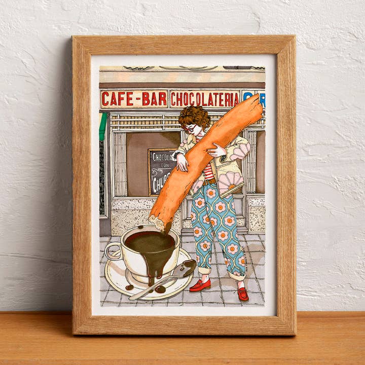 ANA JAREN STUDIO - Wholesale Art Print - Churros - Art Print1