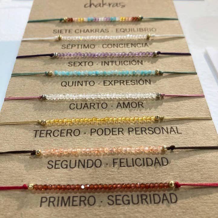 Chakra Bracelet - Energy Centers for wholesale by MundoconAlma*