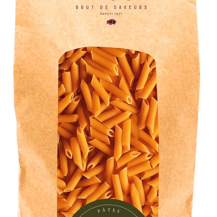 Organic Whole Penne Rigate 500g - 68299 for wholesale by Maison RGEY