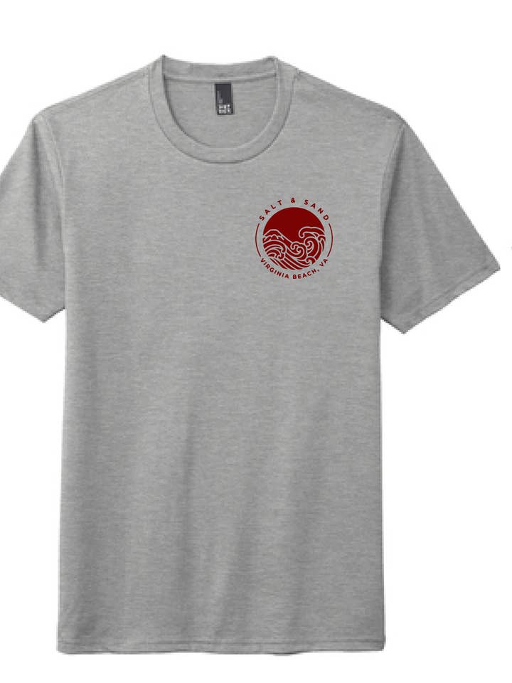 Salt & Sand - Wholesale Screen printed t-shirt – unisex - Reef Softstyle Tee / Grey Frost / Salt and Sand1