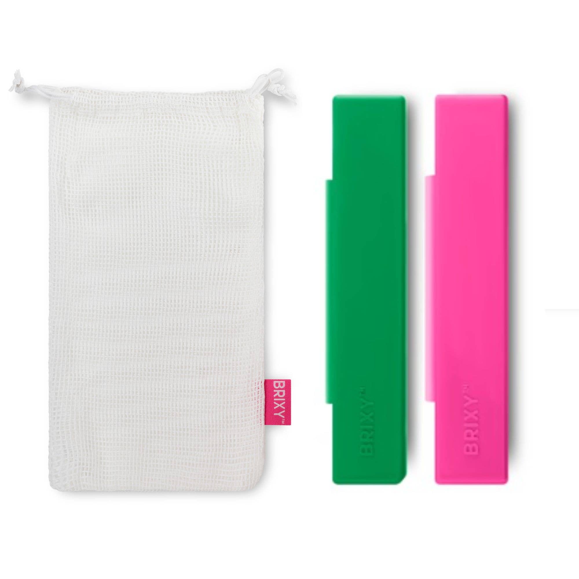 BRIXY - Wholesale Toothbrush Holder - Silicone Toothbrush Travel Containers - Pink, Green8