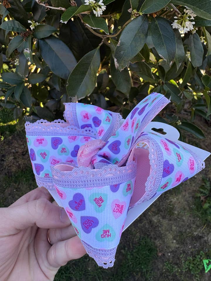 Candy Bow for wholesale by Pretty Knots Bow Company