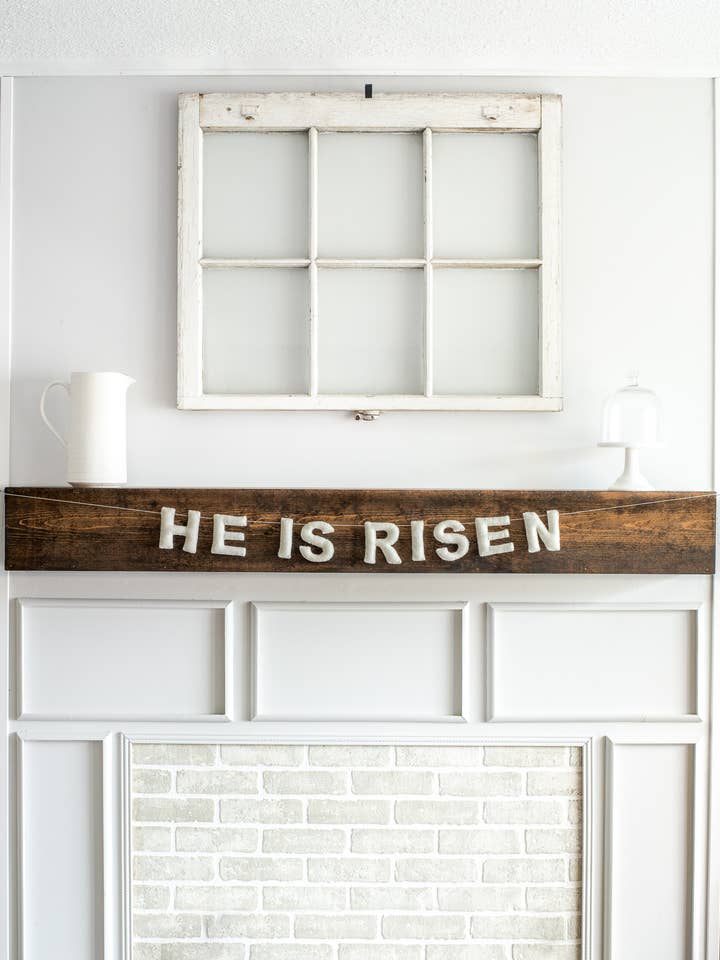 Guirnalda de Pascua / Pancarta "Él ha resucitado" para venta al por mayor de Nivas