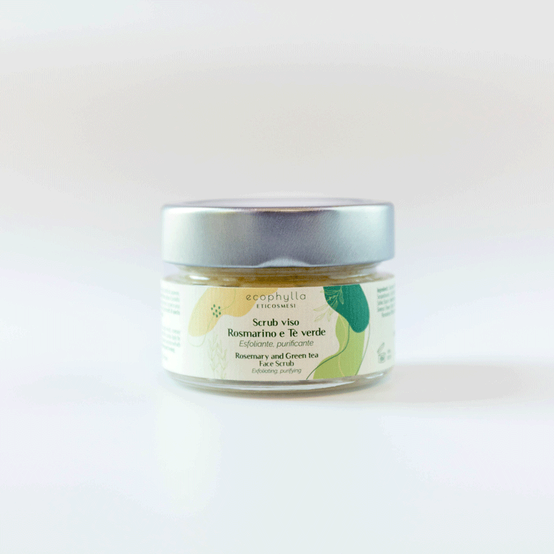 Ecophylla - Vente Exfoliants/Gommages visage - Gommage visage exfoliant au romarin et thé vert0