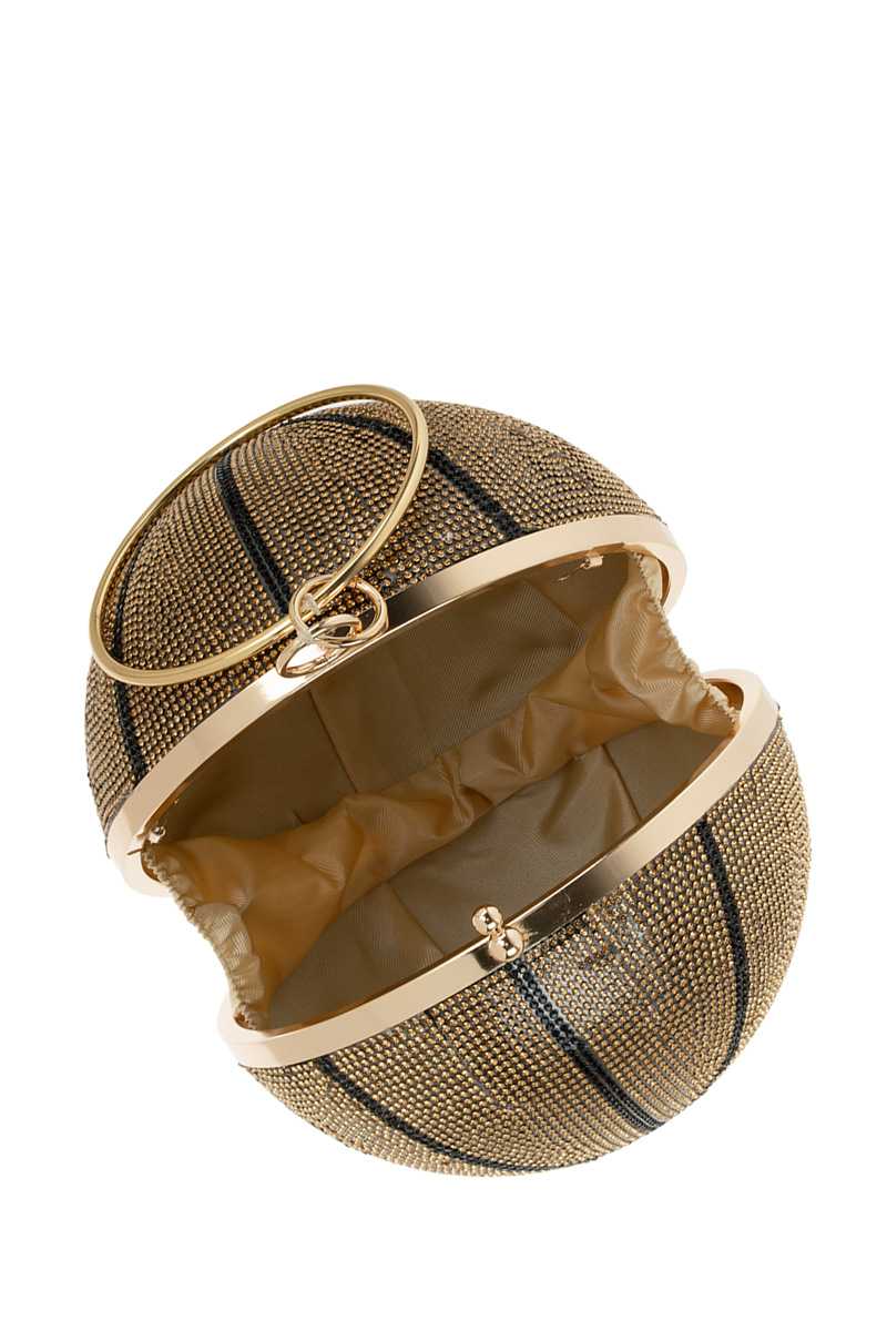 anbfashion - Wholesale Shoulder Bag - Women's - FULL RHINESTONE BASKETBALL SHOULDER BAG 2050-4