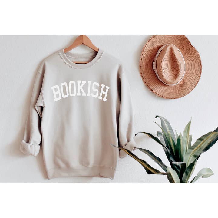 G & J Avenue - Wholesale Graphic Sweatshirt - Women's - Bookish Graphic Sweatshirt, Fall Unisex Crewneck Sweatshirt