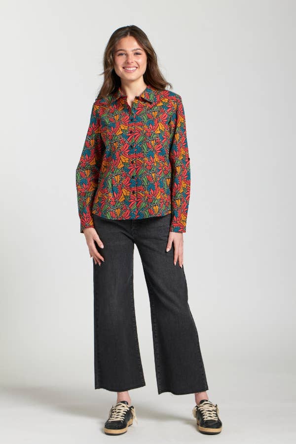 Terracotta multi Klassiek Overhemd - Terracotta Multi voor groothandel op Faire3