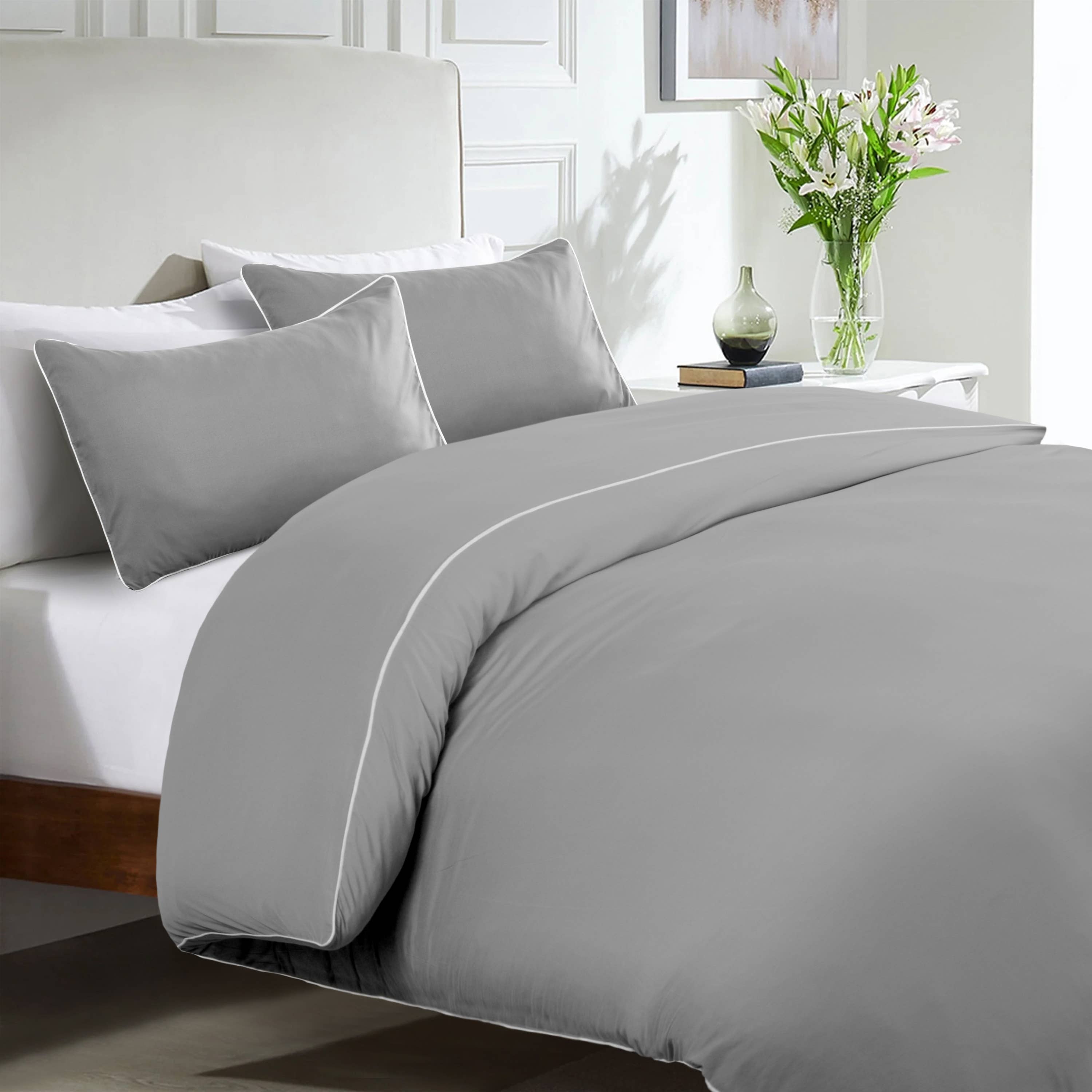 Cotton Passion – wholesale Bedding set – Duvet Cover Set Luxury Piping Ultra Soft Duvet Comforter Set11