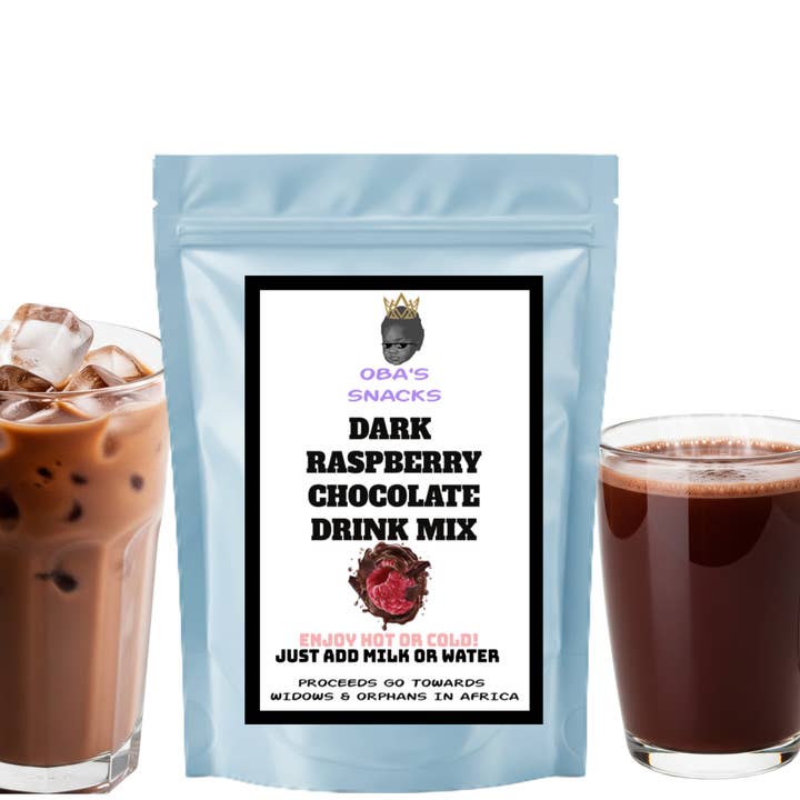 Premium Chocoladedrankmix - Donkere Framboos voor wholesale door Oba's Snacks