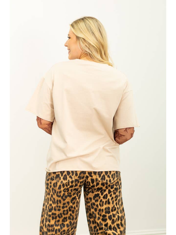 Queen Card on Beige Tee Shirt for wholesale on Faire10