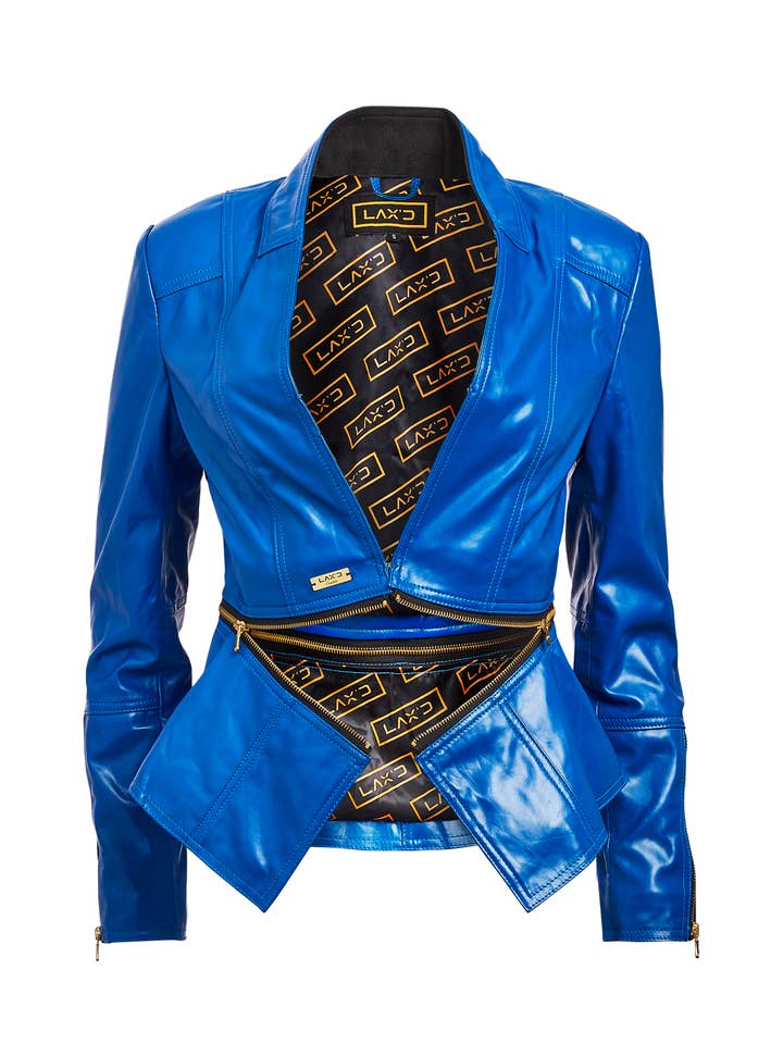 Lakshmi Blue Angle Zip Jacket for wholesale by LAX’D