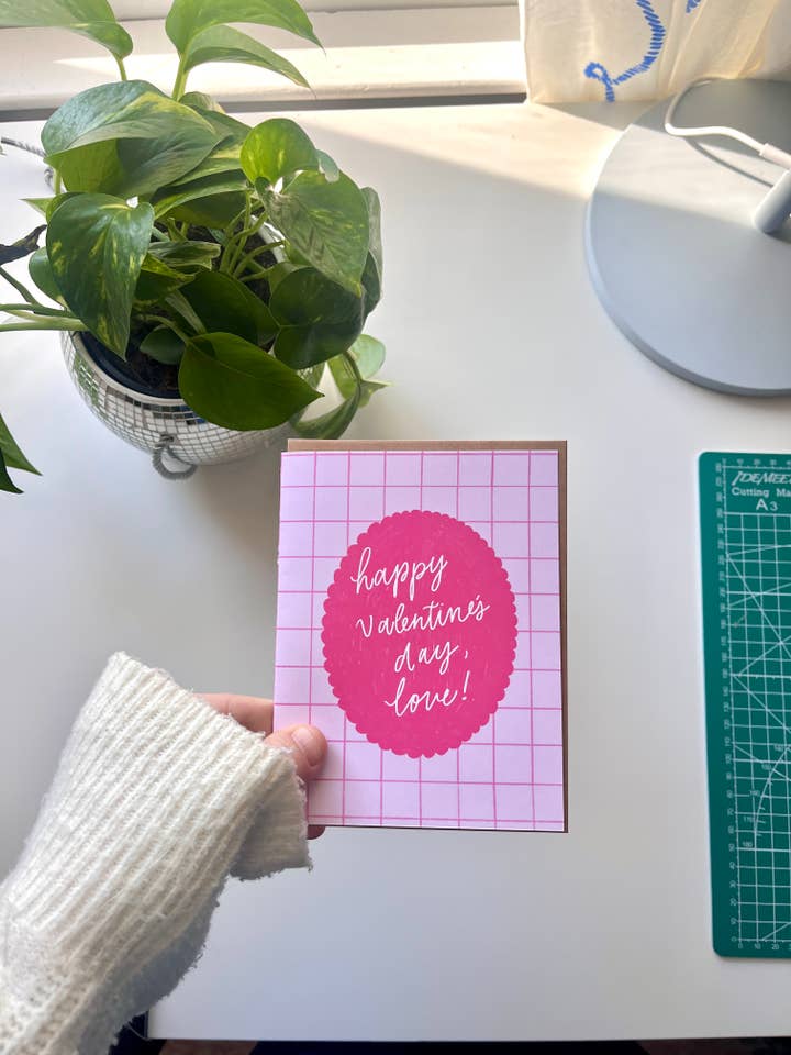 Happy Valentine's Day, Love! Greeting Card for wholesale by Hanstan Studio