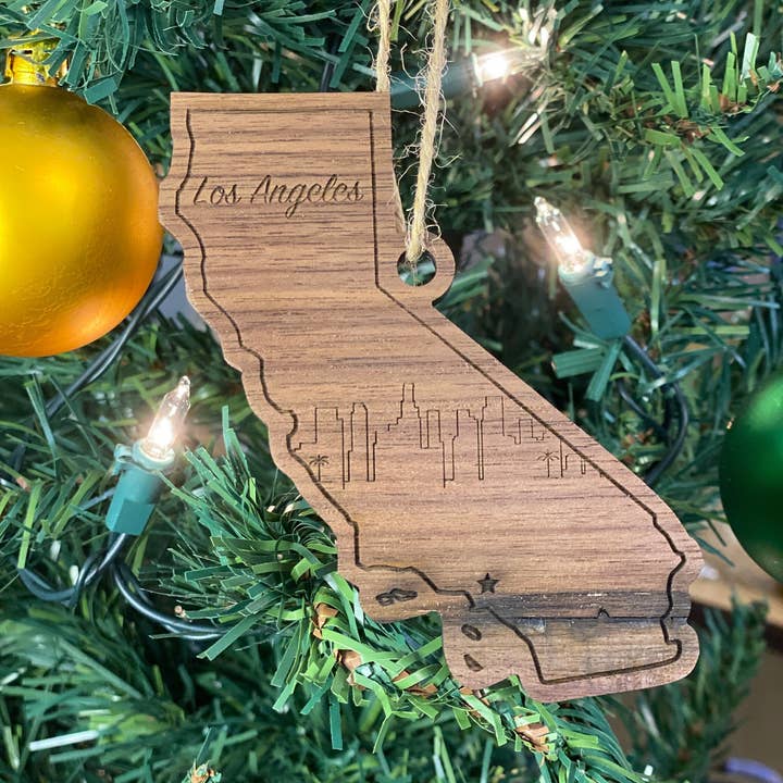 Ornamento de Los Angeles, Califórnia | Horizonte de Los Angeles, CA por atacado de The Nostalgia Company