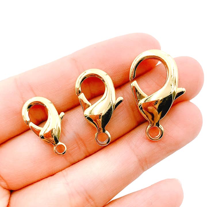 Beads Creation - Wholesale Clasp - Dainty Gold Filled Lobster Claw Clasp Closure Jewelry Clasp0