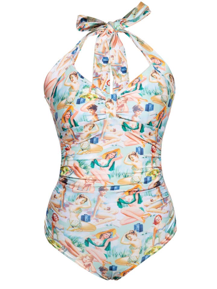 munt Badpak „Pins” voor groothandel op Faire