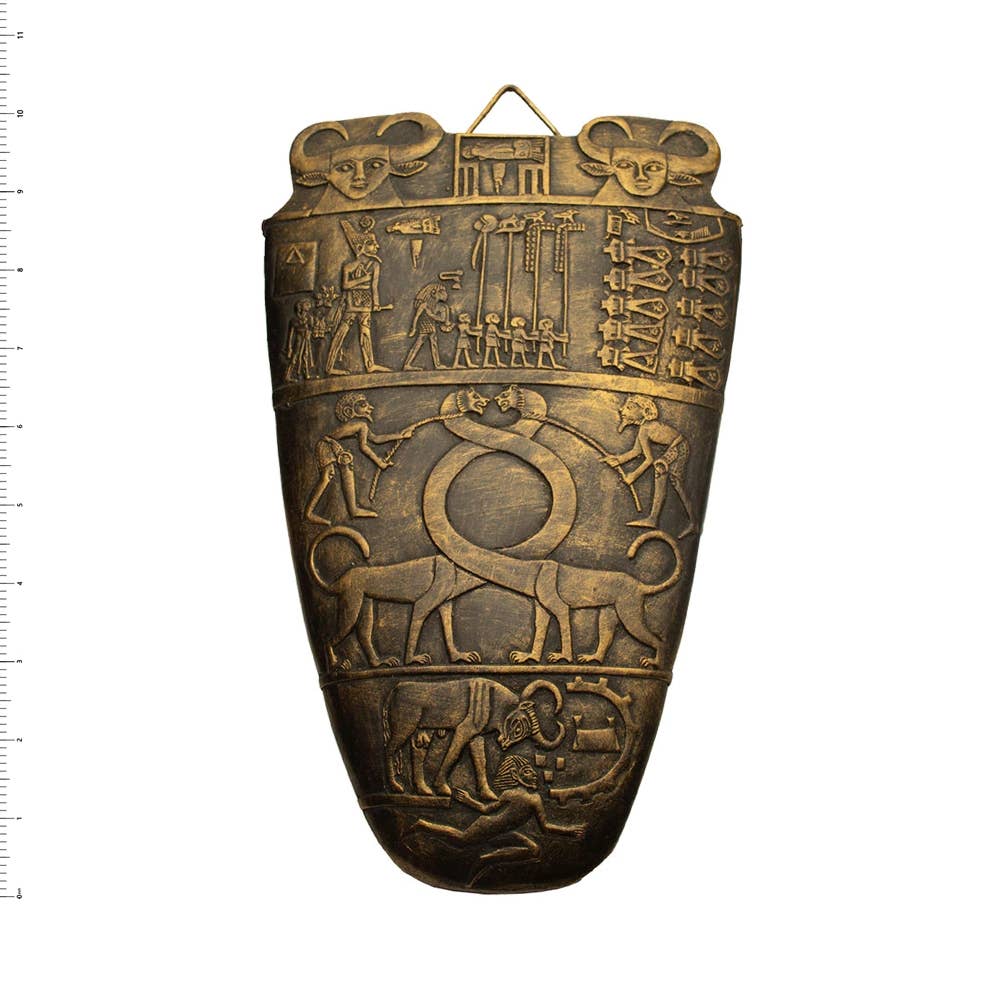 Discoveries, Inc. - Wholesale Plaque - Narmer Plaque Bronze Finish - 10" - Egyptian Inspired4