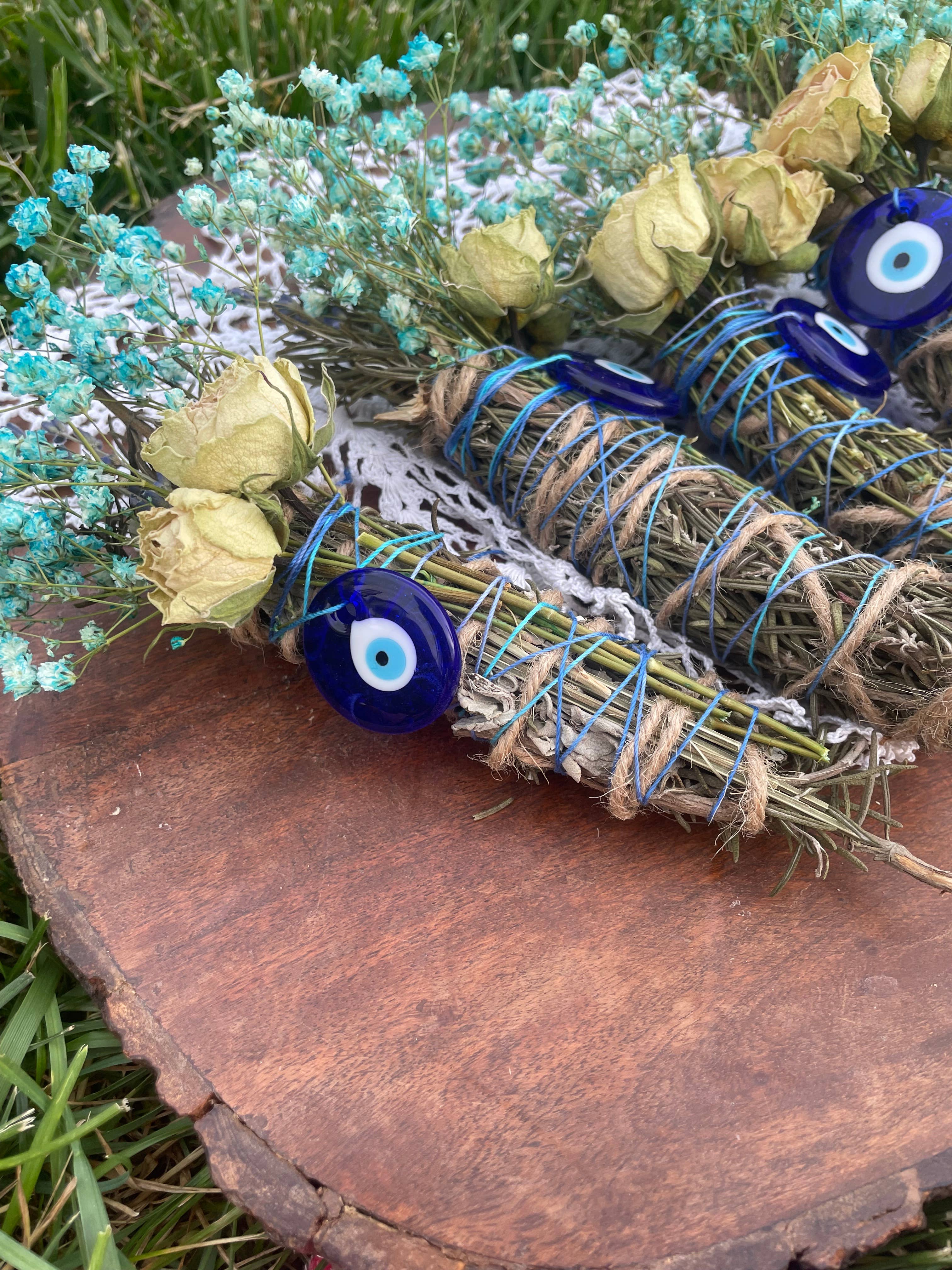 CharlieHaze - Wholesale Sage Bundle - Evil Eye Smudge Stick3