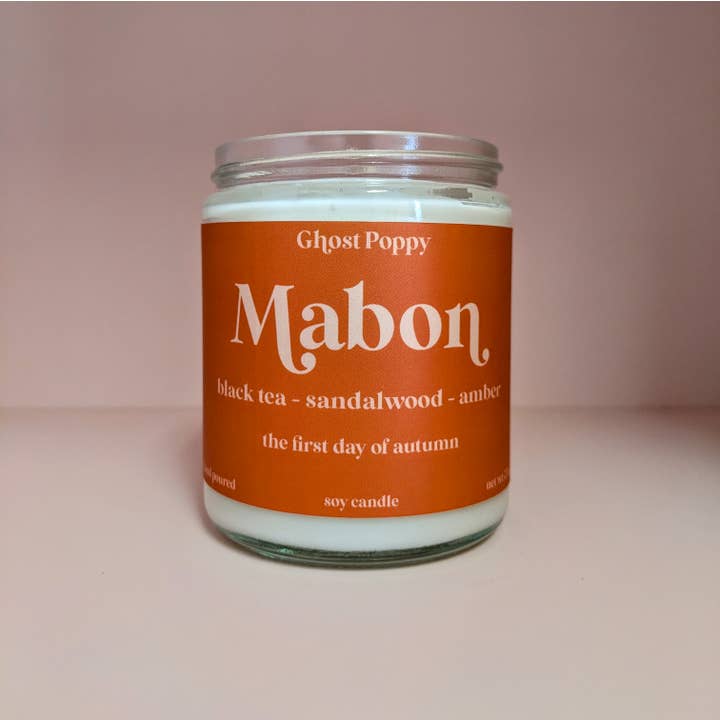 Vela de otoño Mabon para venta al por mayor de Ghost Poppy